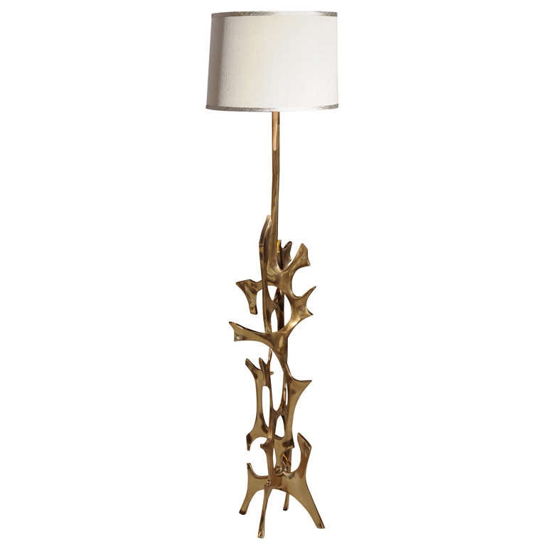 Fred BROUARD Bronze Floor Lamp at 1stdibs