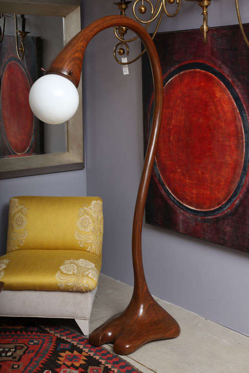 Art Studio Wood Floor Lamp at 1stdibs