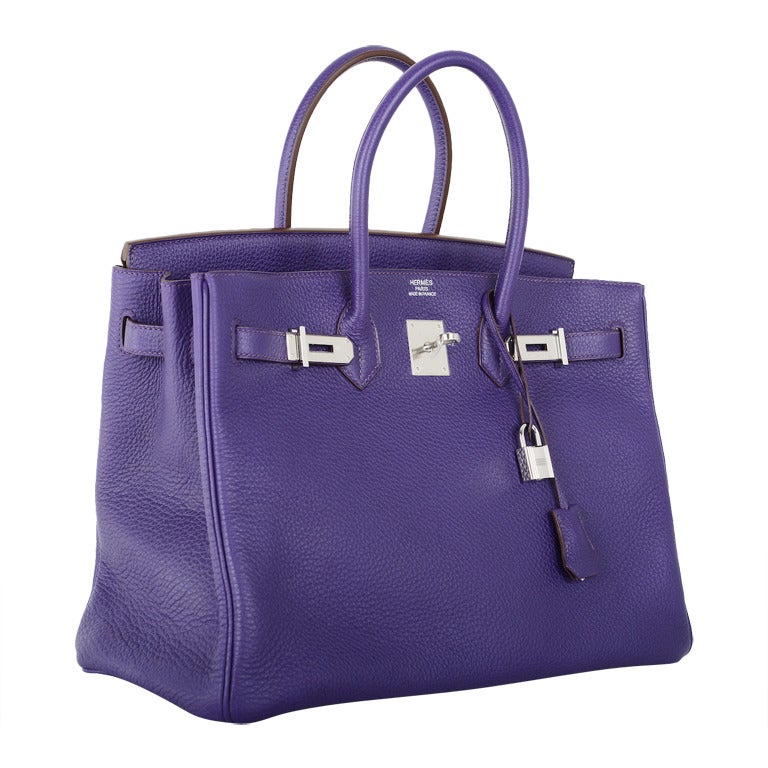 Can&#39;t Get This Hermes Birkin Bag 35cm Iris Stunning Togo at 1stdibs