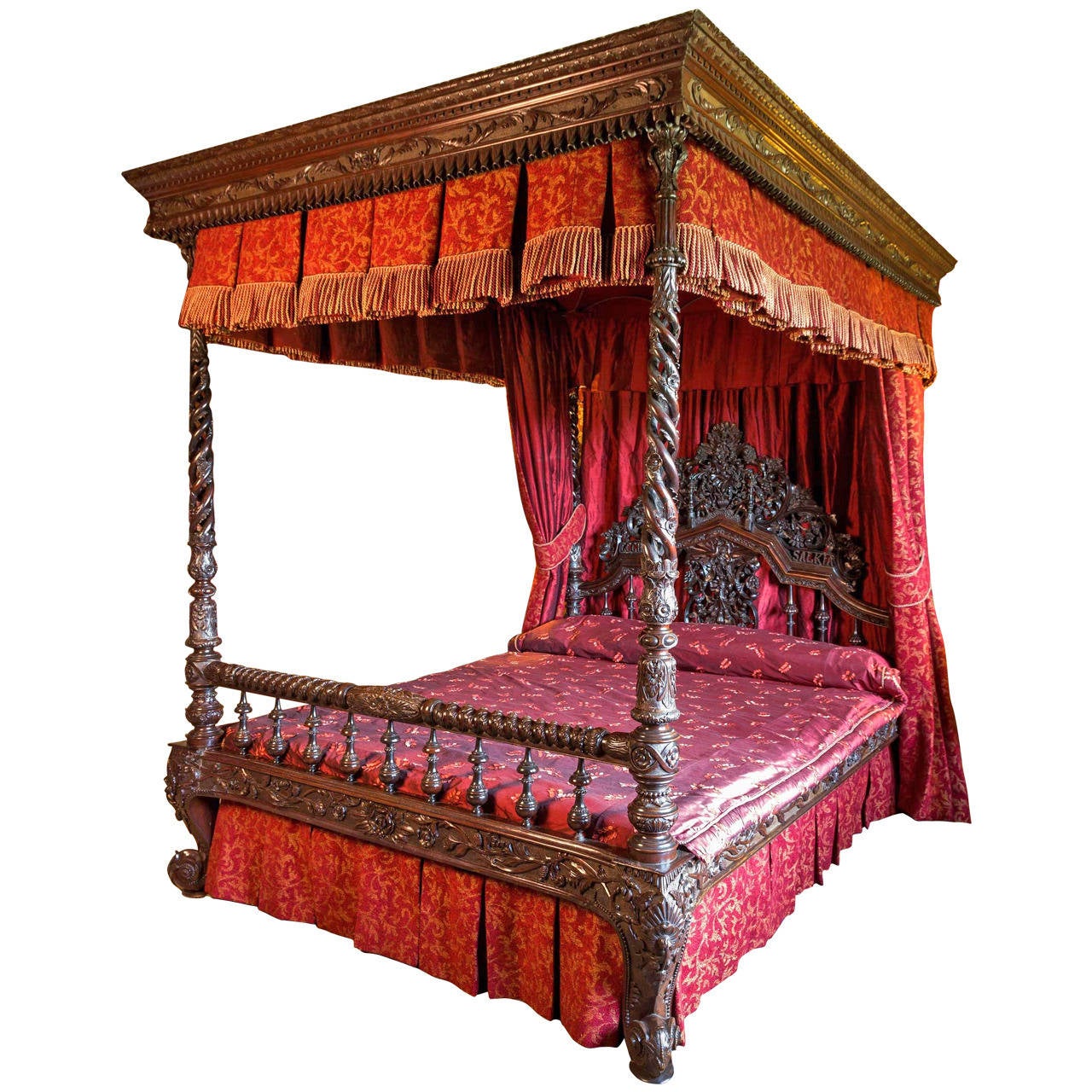 19th Century Indian Four Poster Bed at 1stdibs
