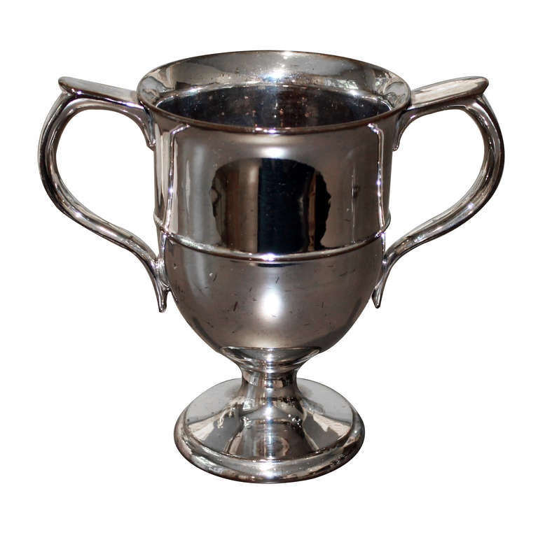 A Large Silver Luster Loving Cup, c. 1820 at 1stdibs