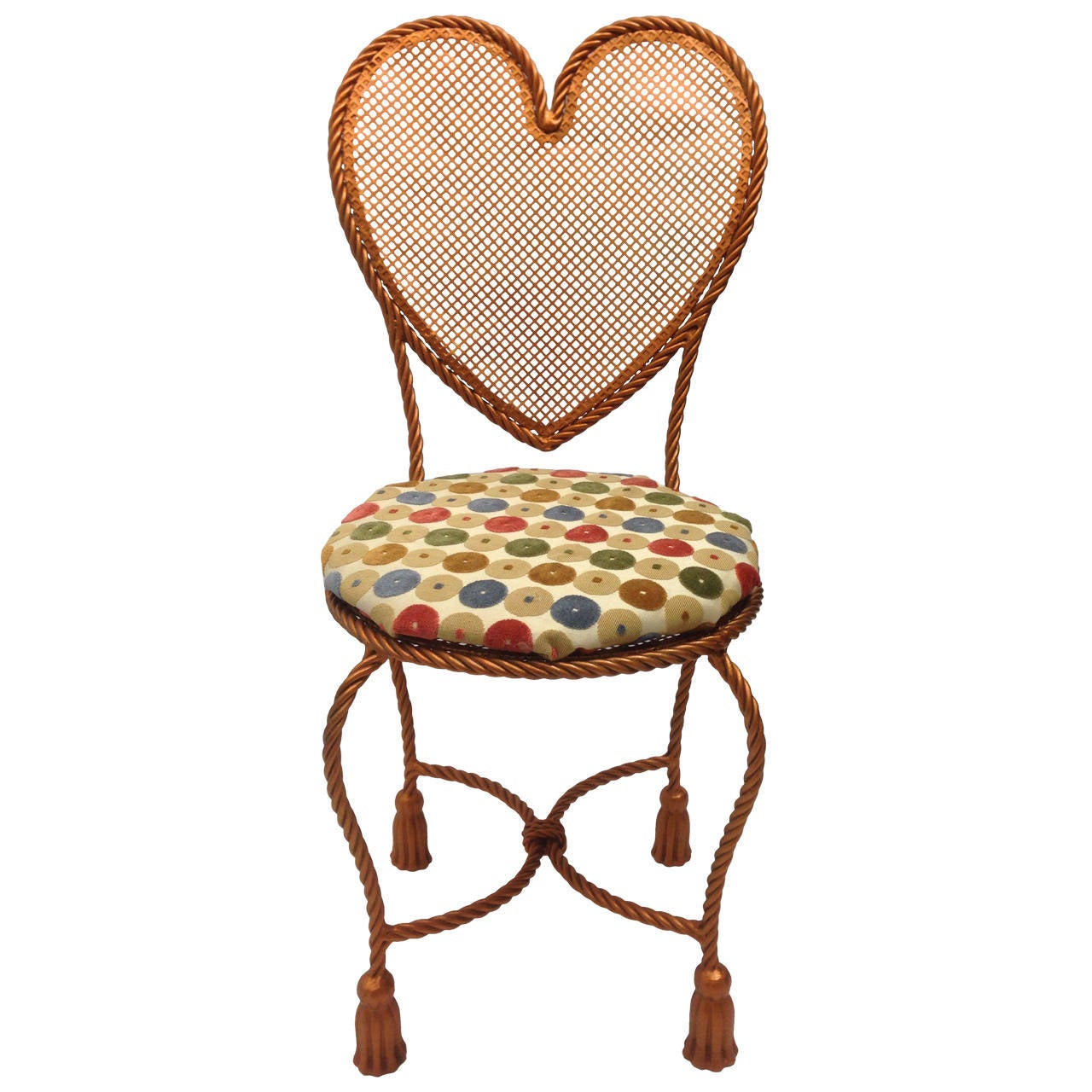 Heart Shaped Rope Chair at 1stdibs