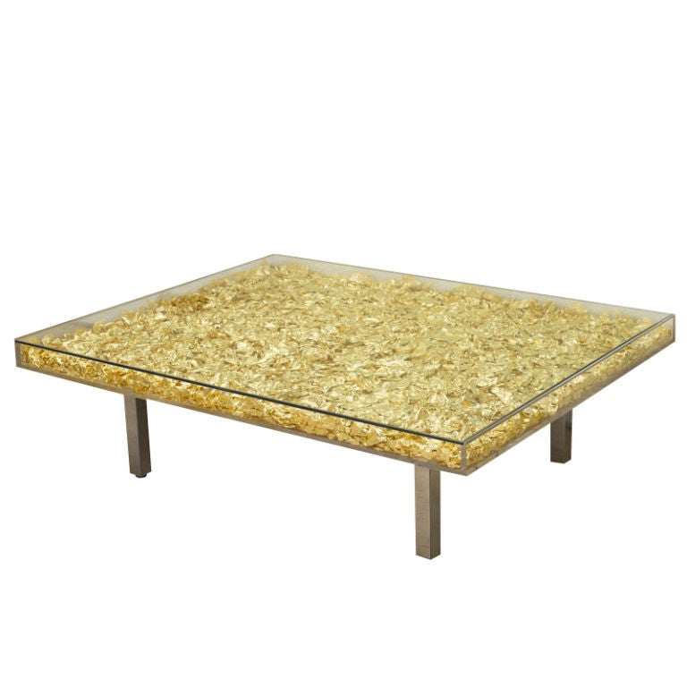Yves Klein Gold table, 20th century