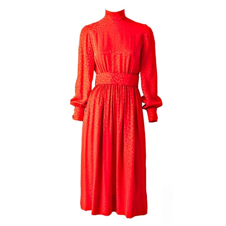 Norell Silk Day Dress at 1stdibs