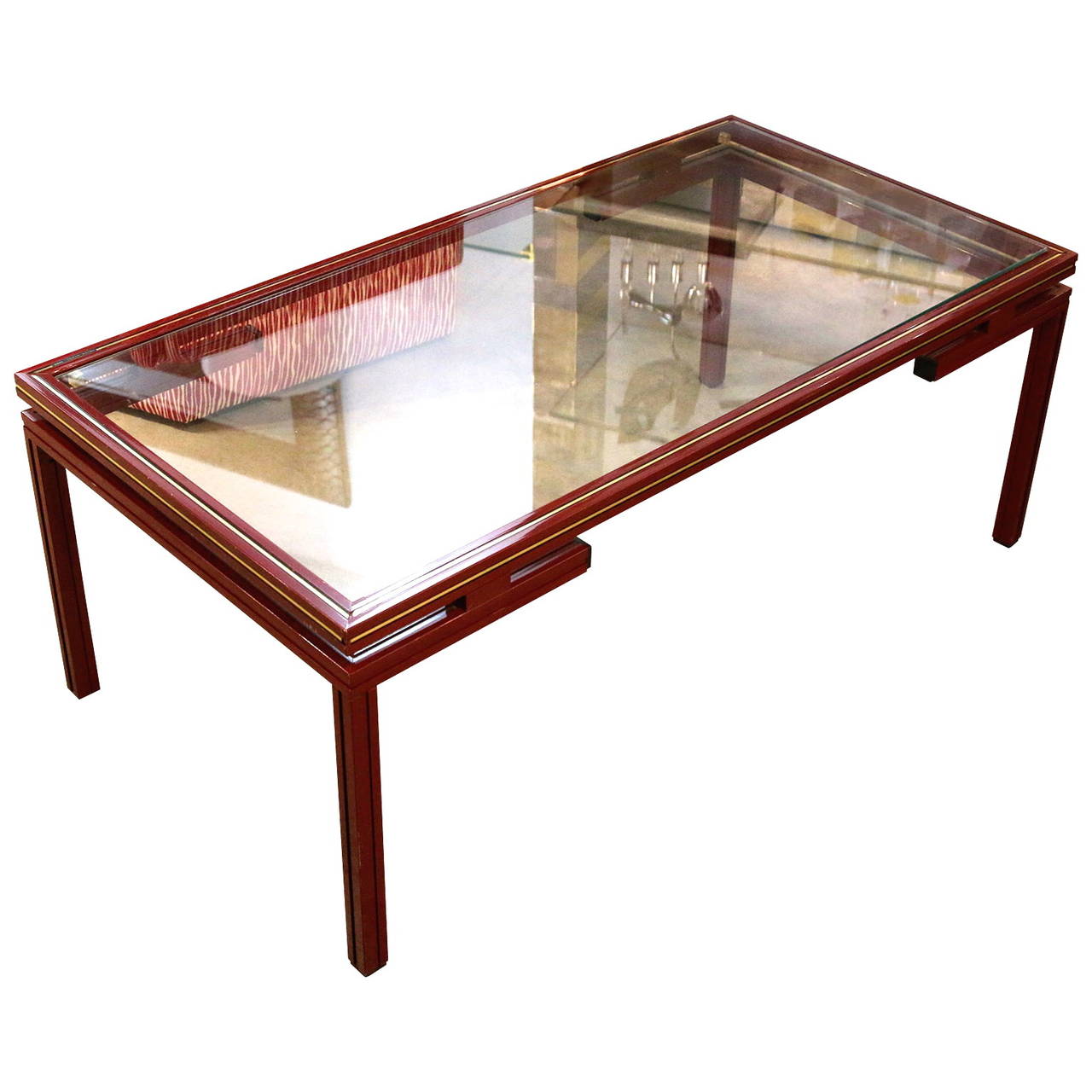 Black Coffee Table Trim In Gold 6