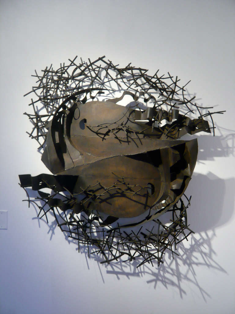 Outstanding Abstract Metal Sculpture at 1stdibs