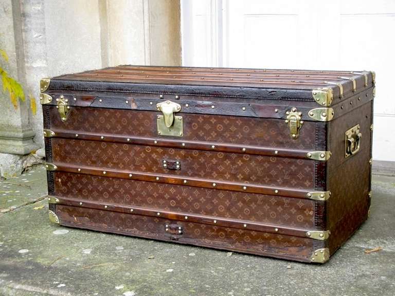 Rare Louis Vuitton 19th Century Trunk / Coffee Table at 1stdibs