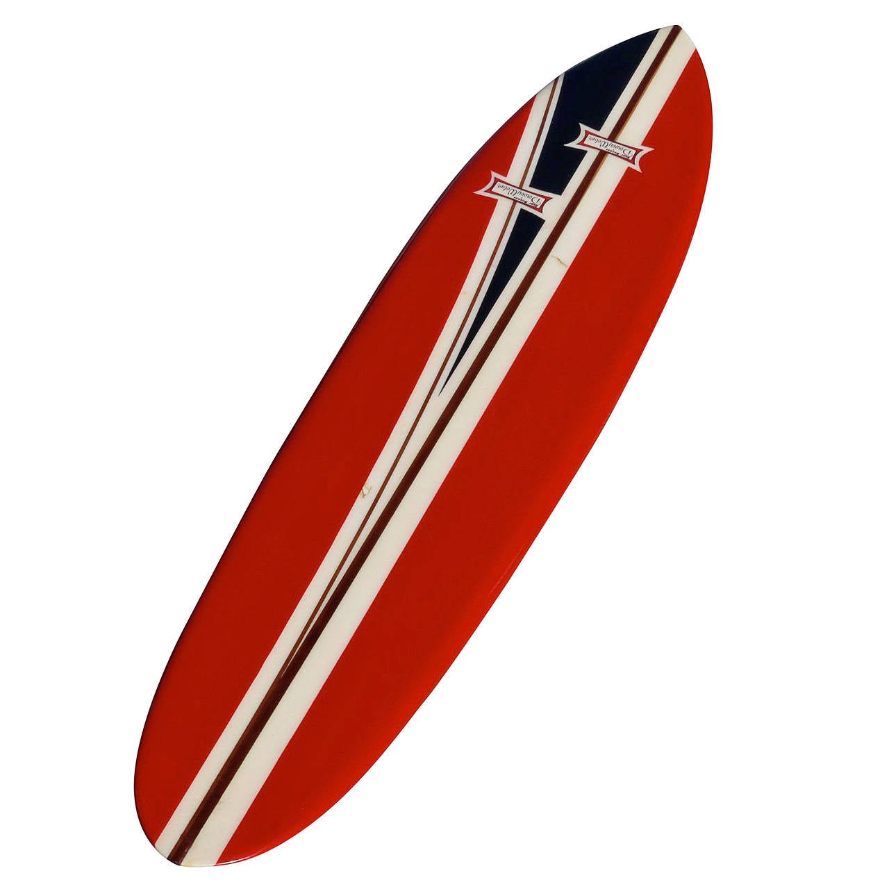 Dewey Weber double logo “PIG” surfboard, 1950s