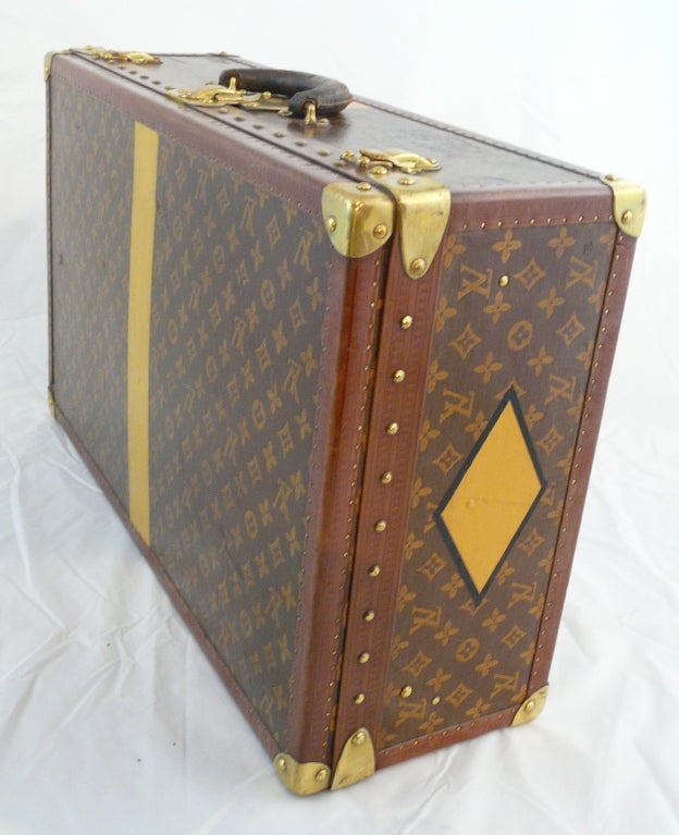 Louis Vuitton Vintage Hardside Luggage Suitcase at 1stdibs