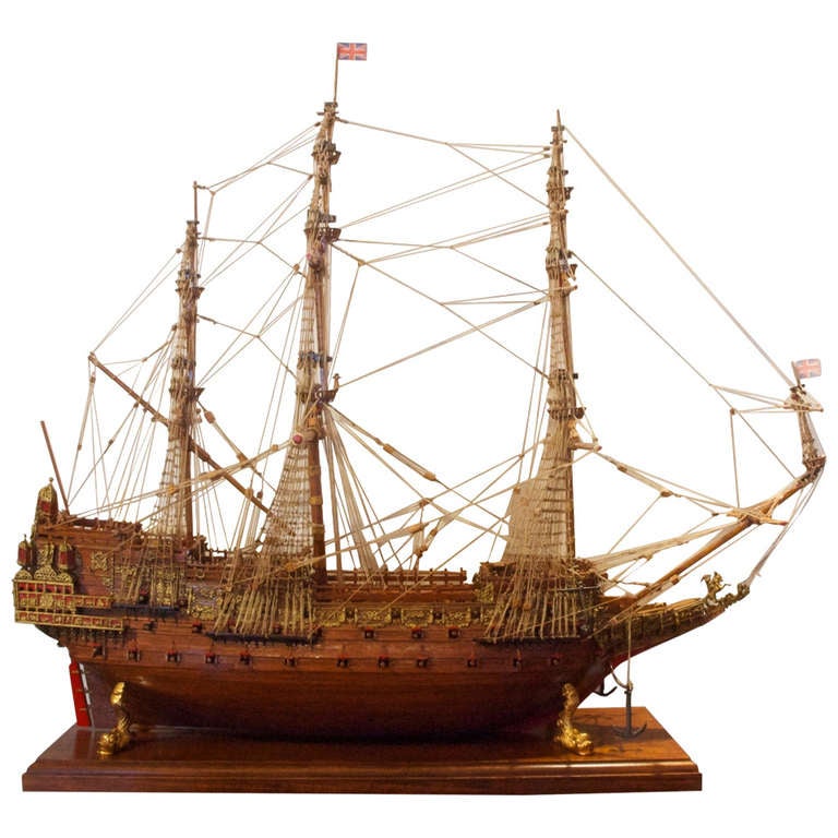 Ship model of Sovereign of the Seas, 20th century