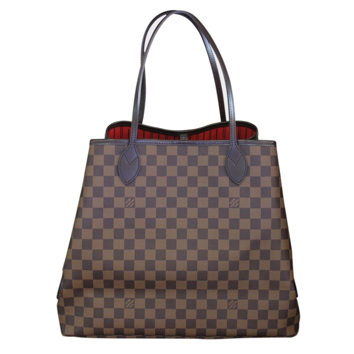Louis Vuitton Neverfull GM Damier Ebene Tote Handbag in Box image 2