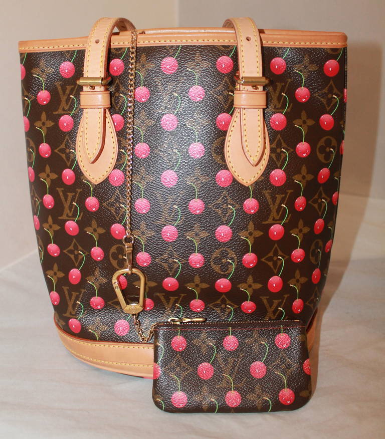 Louis Vuitton Cherry Handbag and Coin Purse at 1stdibs