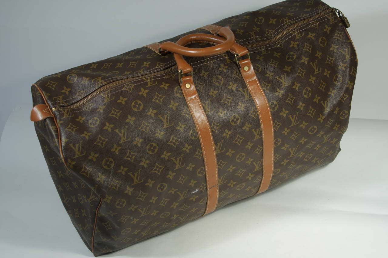 Louis Vuitton Vintage Large Monogram Duffle Bag Luggage at 1stdibs