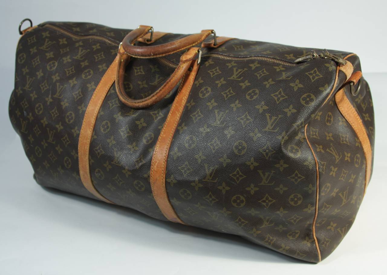Louis Vuitton Vintage Monogram Large Duffle Carry-on Bag 23.5&quot; image 4